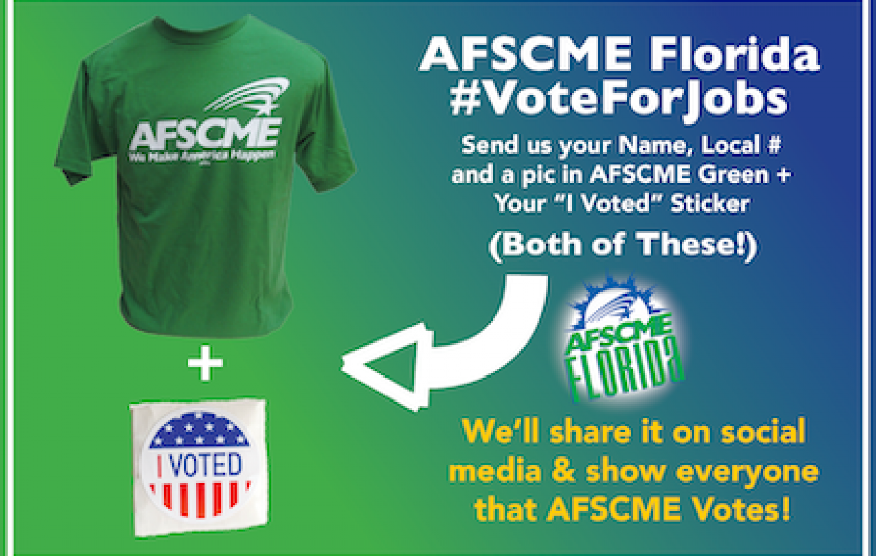AFSCME Florida Votes Graphic