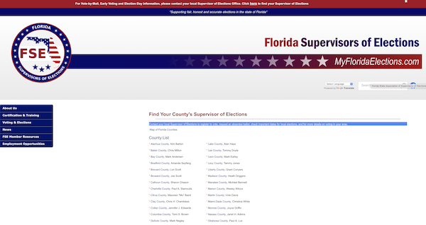 Supervisors of Elections